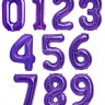Фольгированные цифры (небесно-фиолетовый), 40"(*)