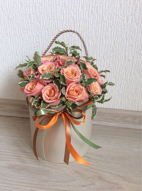 Розы в коробке