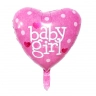 Фольгированное сердечко "Малышка / Baby Girl", 18"(*)