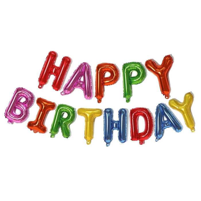 Набор шариков Happy Birthday 16" микс