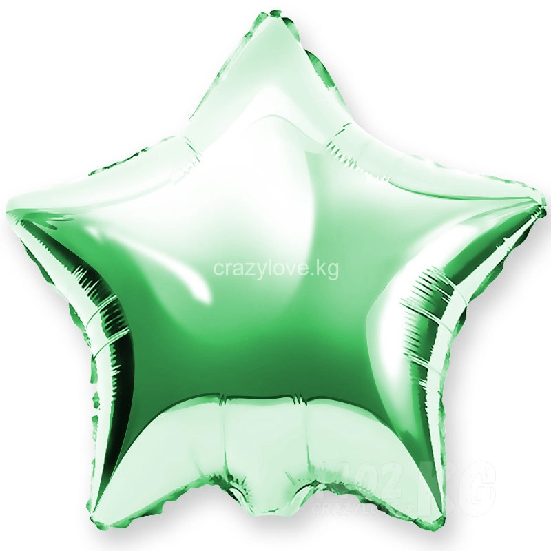 Звезда, Зеленый 18"(*)
