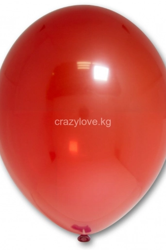 Шарик кристалл красный, 12" (30см)*