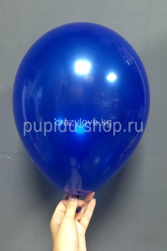 Шарик кристалл синий, 12" (30см)*