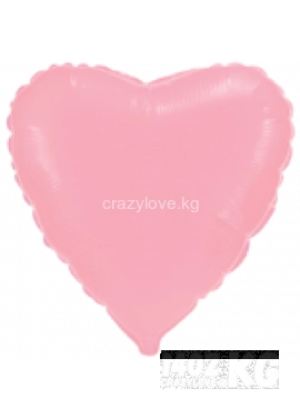 Сердце, конфетно-розовый 18"(*)