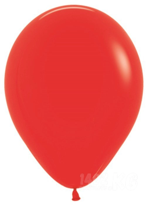 Шарик красный, пастель 18" 10дн