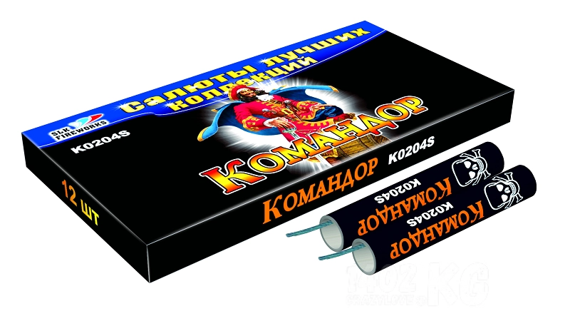ПЕТАРДЫ – «КОМАНДОР» (1 ПАЧКА – 12 ШТ.)