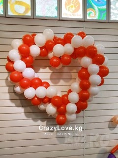 Сердце из шаров