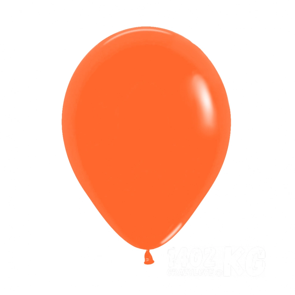 Геливыевый / воздушный Шарик коралловый, S74, 12" (30 см)* с обработкой