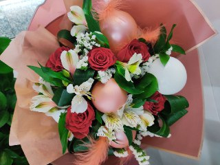 букет розы микс
